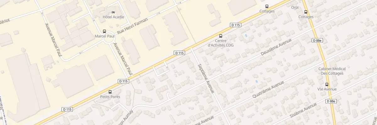Plan du 69 Septième Avenue à Tremblay-en-France