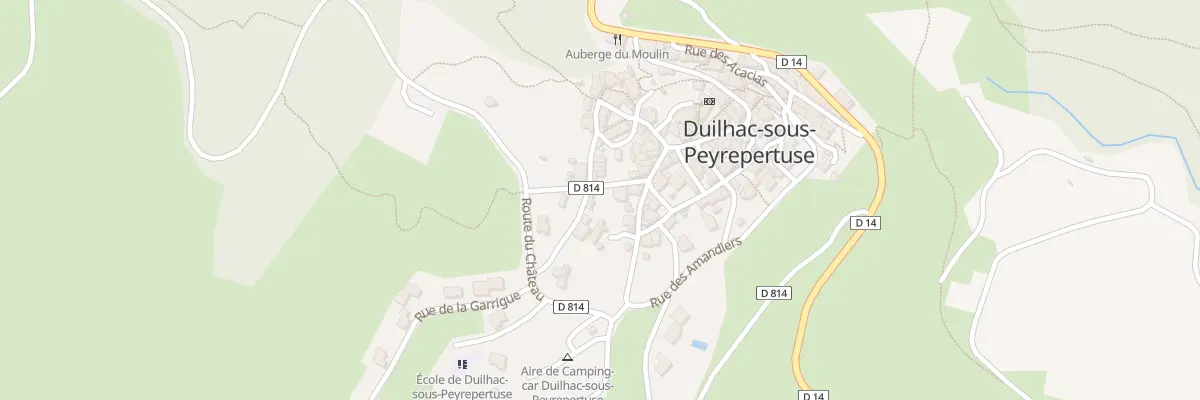 Plan du 5 Rte du Chateau (Ancienne) à Duilhac-sous-Peyrepertuse