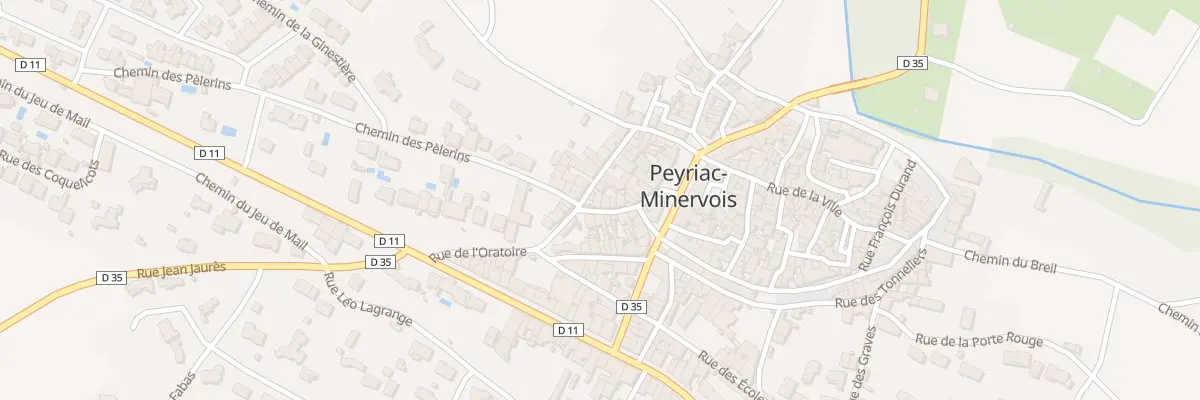 Plan du 318 Le Village à Peyriac-Minervois