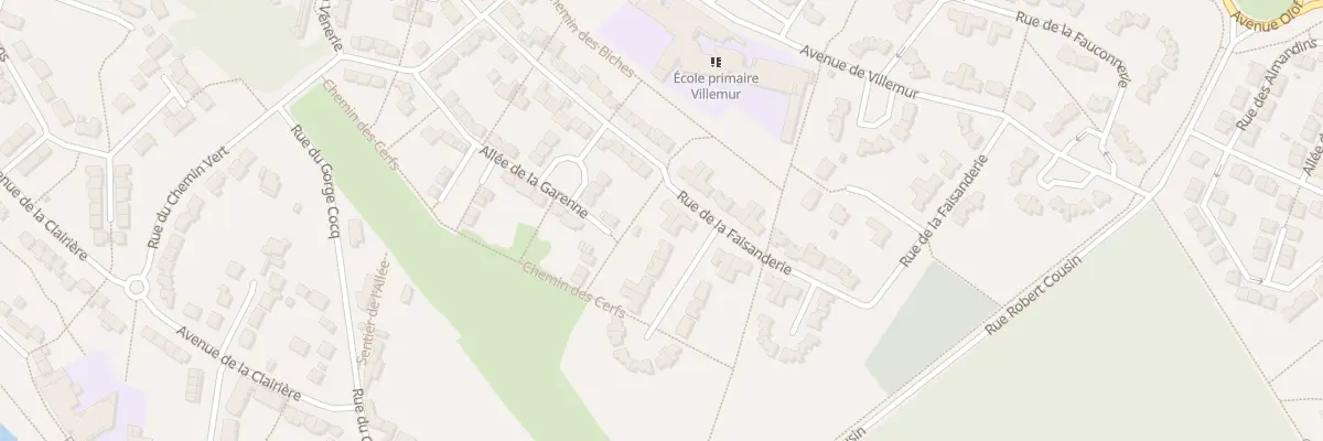 Plan du 325 Rue de la Faisanderie à Nandy
