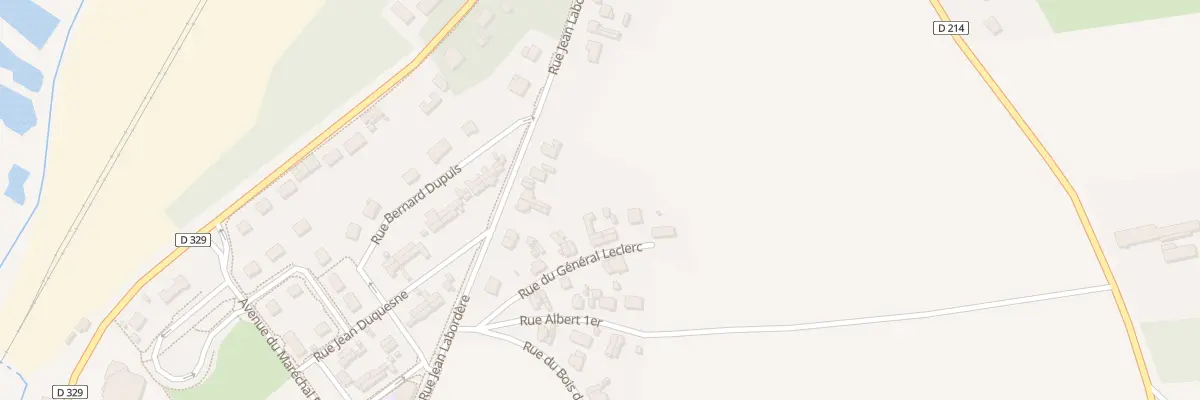Plan du 9B Citè du Nord R Gal Leclerc à Montdidier