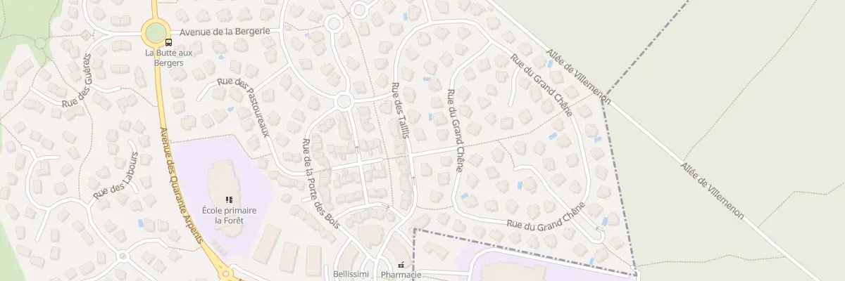 Plan du 80 Rue du Grand Chêne à Marolles-en-Brie