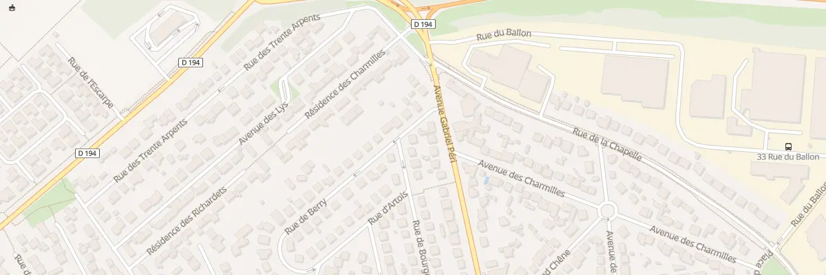 Plan du 3 Rue de Berry à Noisy-le-Grand