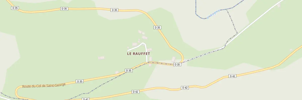Plan du 5205 Le Rauffet à Fontanges