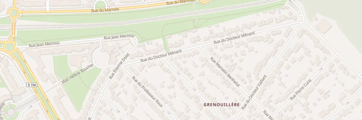 Plan du 16 Rue du Docteur Ménard à Noisy-le-Grand