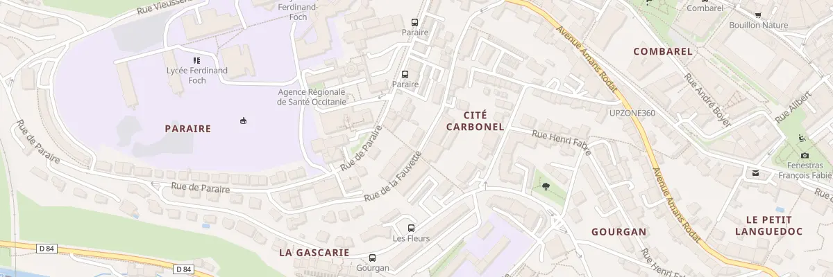 Plan du 16 Rue de la Fauvette à Rodez