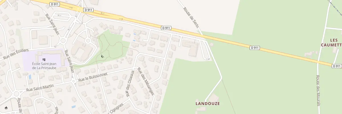 Plan du 32 Rue de l’Aube à Luc-la-Primaube