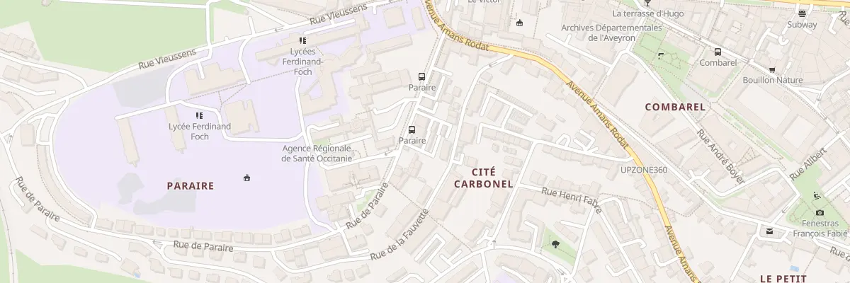 Plan du 11 Rue de Paraire à Rodez