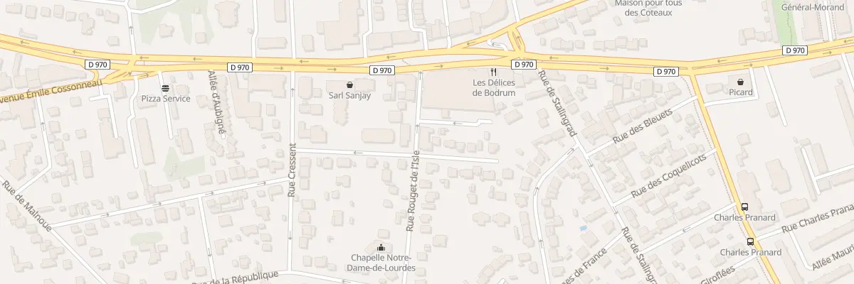 Plan du 1 Rue Marthe à Noisy-le-Grand