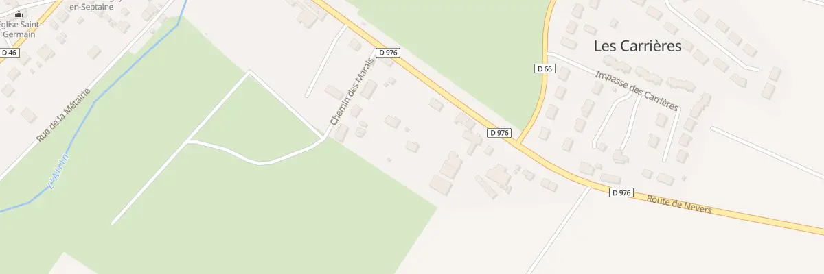 Plan du 16 Rte de Nevers à Savigny-en-Septaine