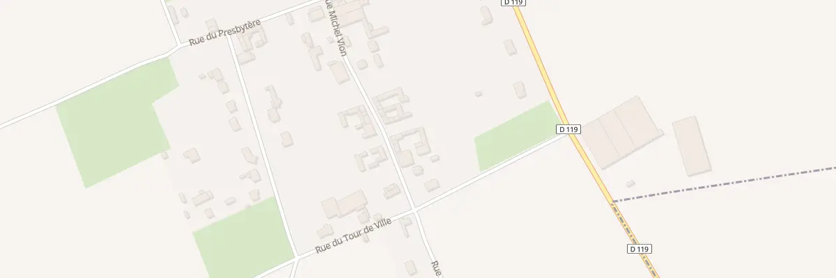 Plan du 23 Rue Michel Vion à Hénencourt