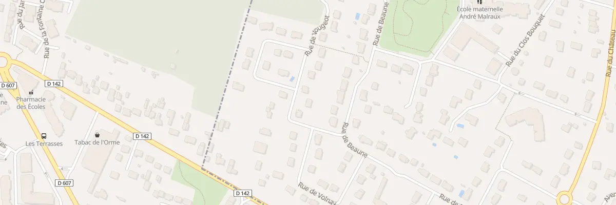 Plan du 23 Rue de Vougeot à Boissise-le-Roi