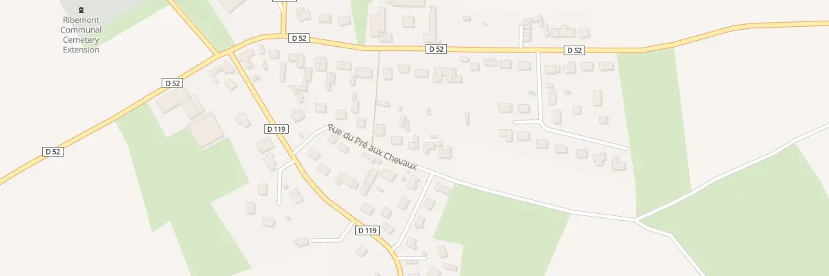 Plan du 12 Rue du Pré aux Chevaux à Ribemont-sur-Ancre