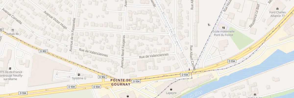 Plan du 31 Rue de Valenciennes à Gagny