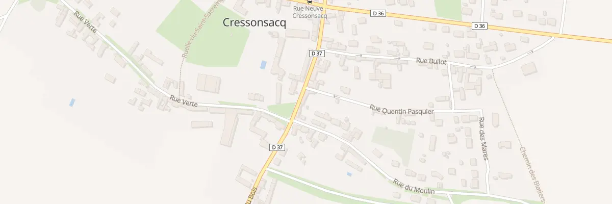 Plan du 13 Grande Rue à Cressonsacq