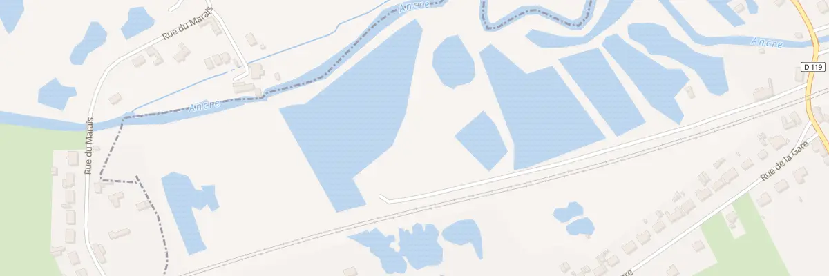 Plan du 9001 Rue de la Gare à Méricourt-l’Abbé