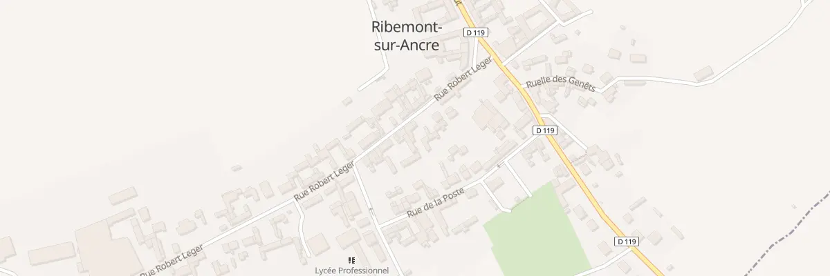 Plan du 11 Rue Robert Léger à Ribemont-sur-Ancre