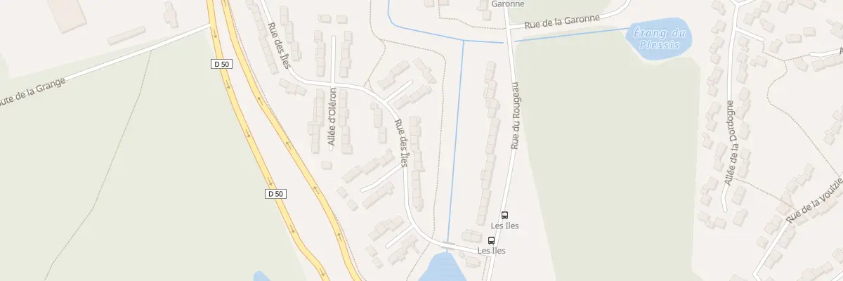 Plan du 20 Rue des Iles à Savigny-le-Temple