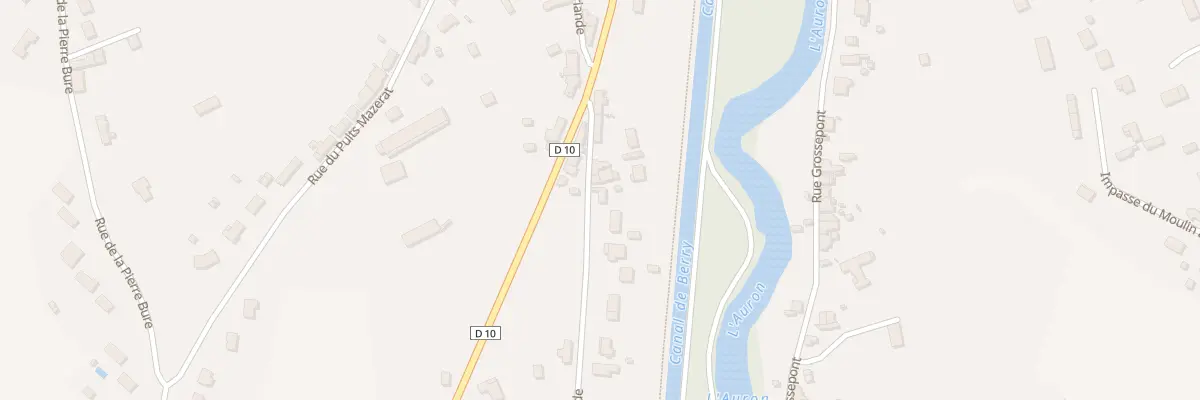 Plan du 11 Rue de la Moriande à Dun-sur-Auron