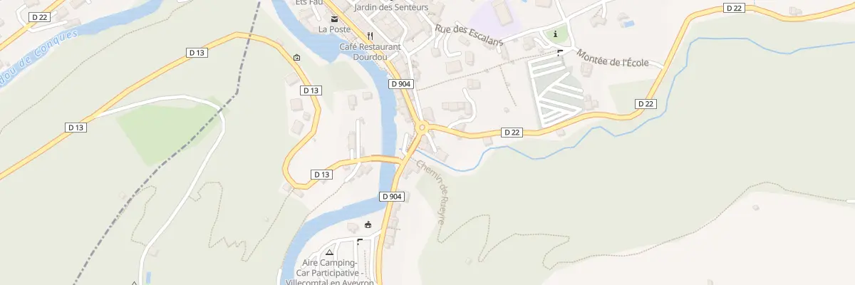 Plan du 5105 Le Pont à Villecomtal