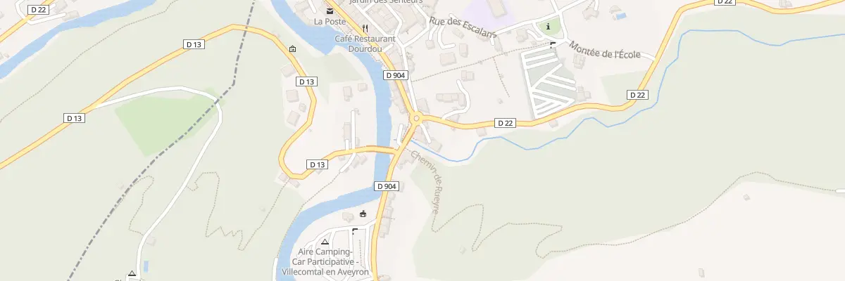 Plan du 5107 Le Pont à Villecomtal
