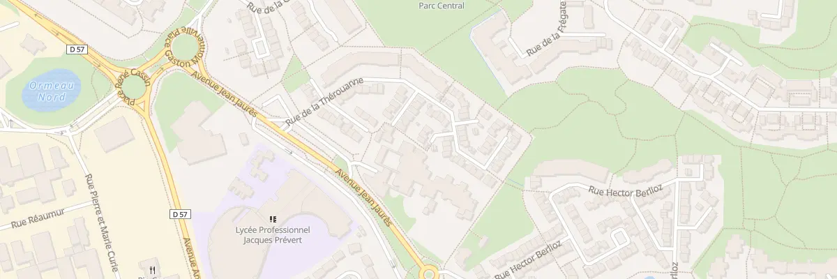Plan du 28 Rue de la Thérouanne à Combs-la-Ville