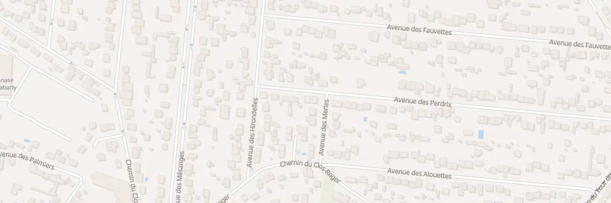 Plan du 10 Av des Perdrix à Montfermeil