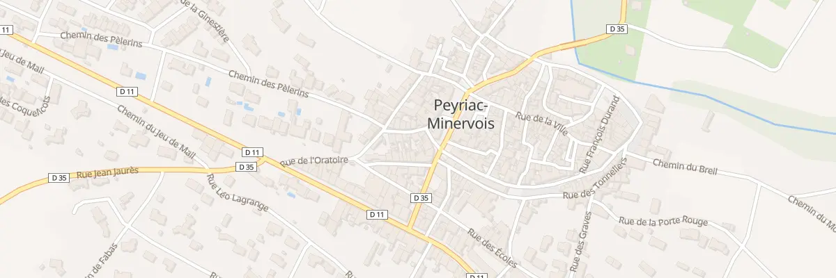 Plan du 1B Rue de l’Oratoire à Peyriac-Minervois