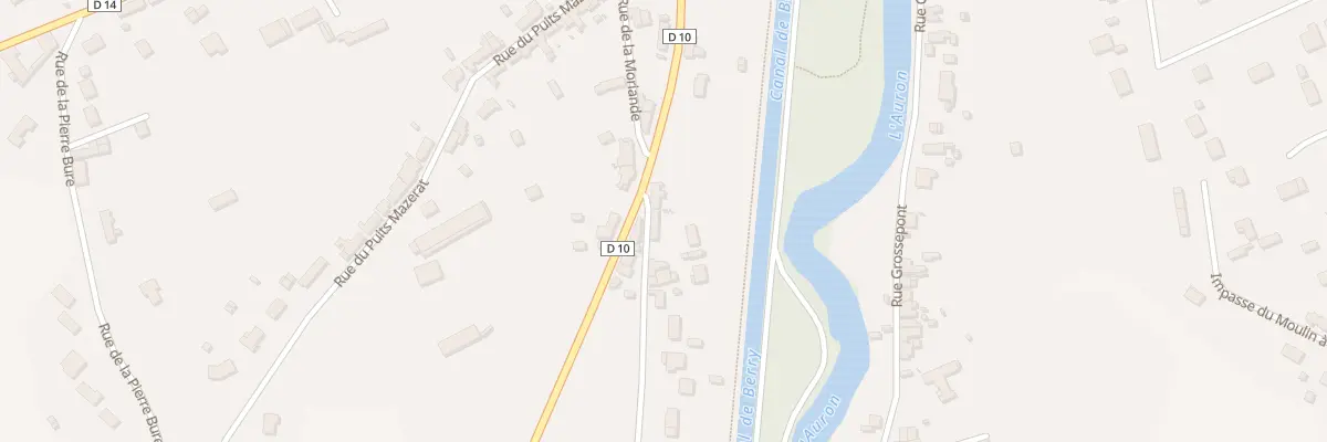 Plan du 3 Rue de la Moriande à Dun-sur-Auron
