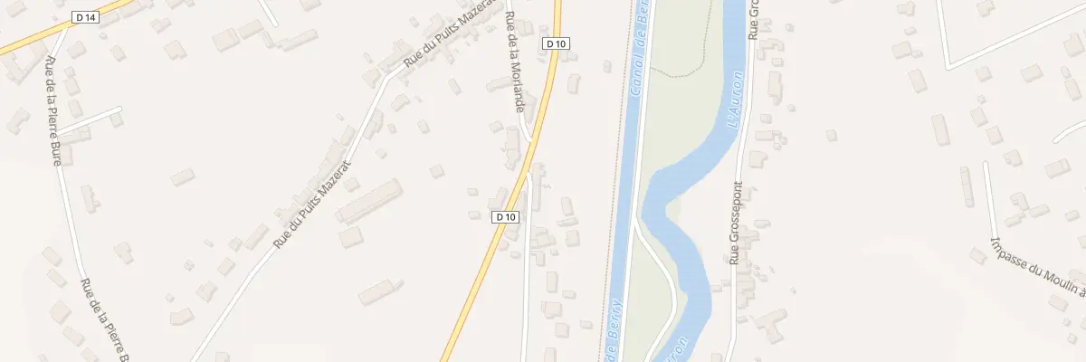 Plan du 1 Rue de la Moriande à Dun-sur-Auron