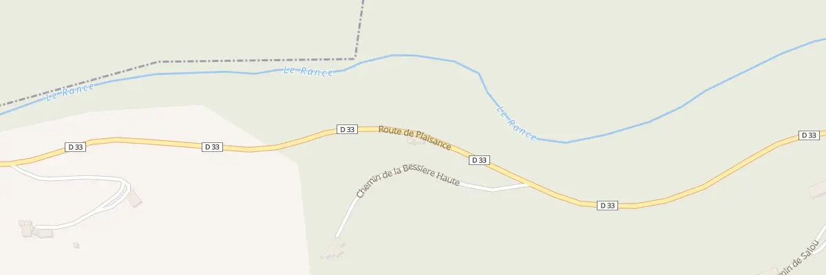 Plan du 5054 La Bessiere Haute à Balaguier-sur-Rance