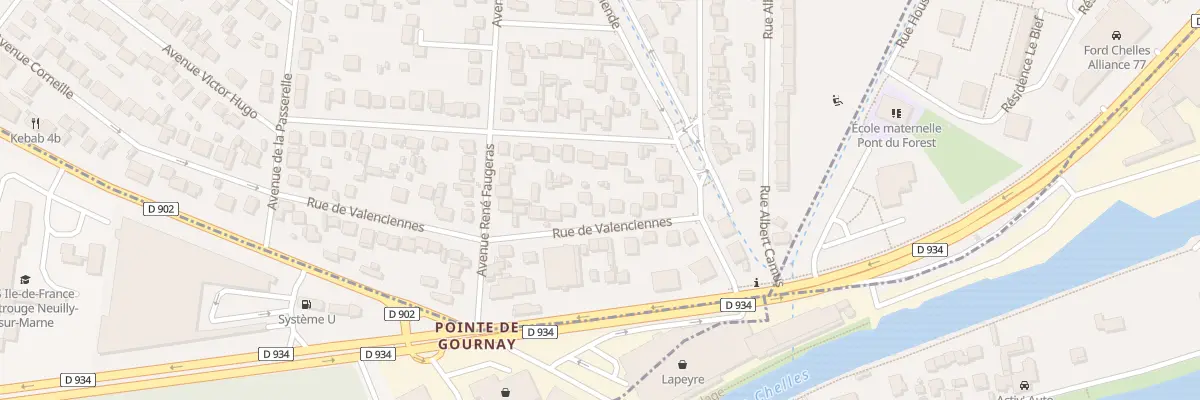 Plan du 33 Rue de Valenciennes à Gagny