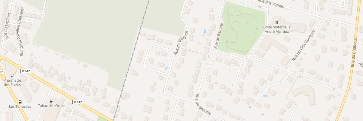 Plan du 17 Rue de Vougeot à Boissise-le-Roi