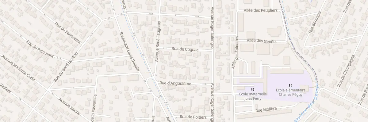 Plan du 12 Rue de Cognac à Gagny