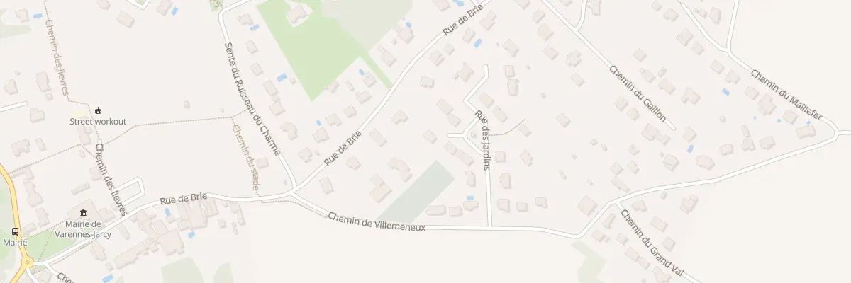 Plan du 9 Rue des Jardins à Varennes-Jarcy
