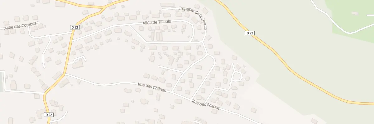 Plan du 20 Rue des Acacias à Champs-sur-Tarentaine-Marchal