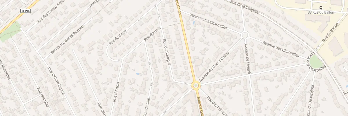 Plan du 12 Rue de Bourges à Noisy-le-Grand