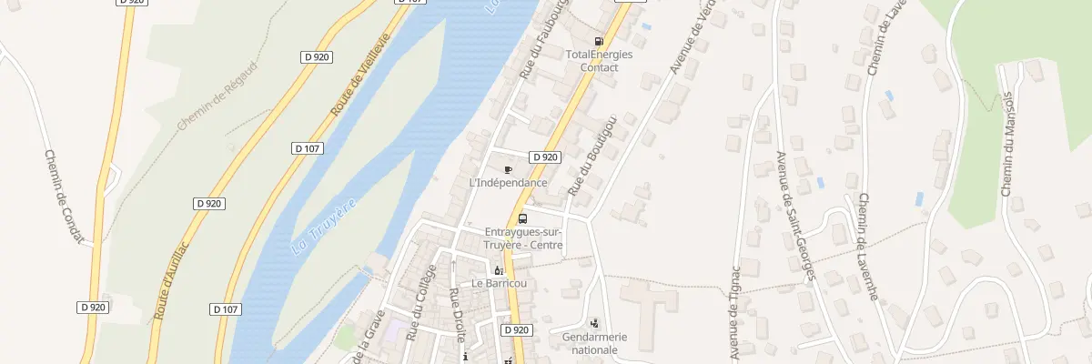 Plan du 4 Av du Pont de Truyère à Entraygues-sur-Truyère