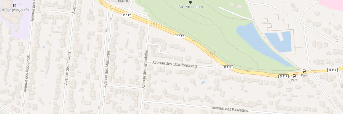 Plan du 13 Av des Chardonnerets à Montfermeil