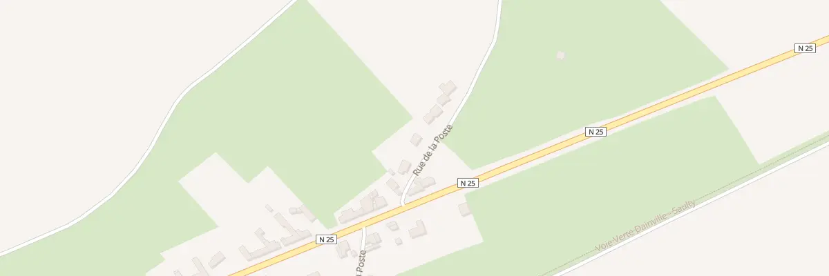 Plan du 3 Rue de la Poste à Bavincourt