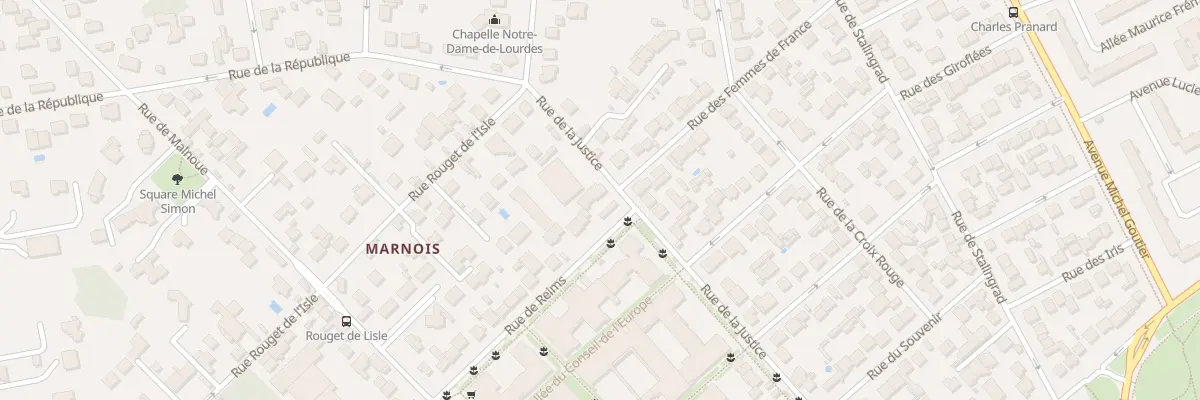 Plan du 8 Rue de la Justice à Noisy-le-Grand
