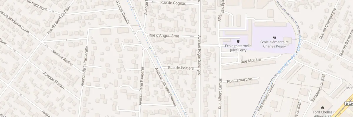 Plan du 7 Rue de Poitiers à Gagny
