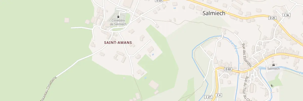 Plan du 5478 Saint Amans à Salmiech