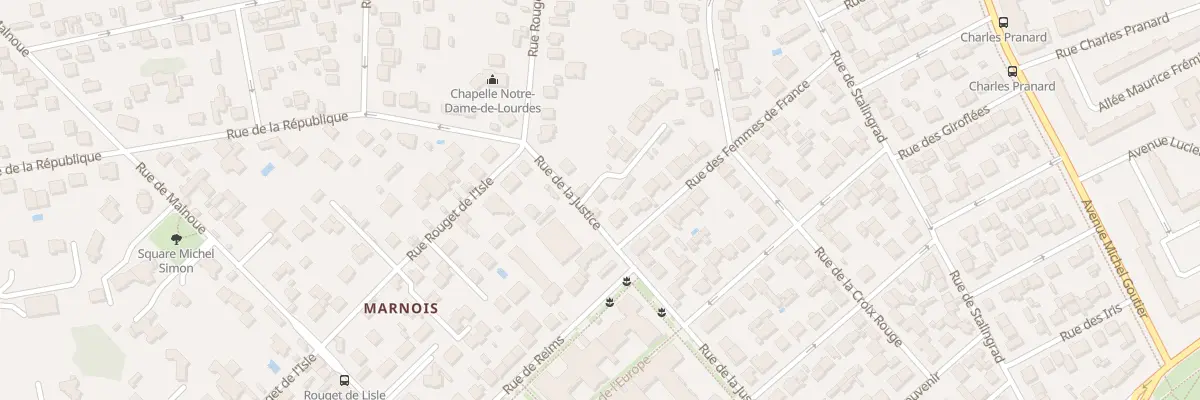 Plan du 5 Rue de la Justice à Noisy-le-Grand