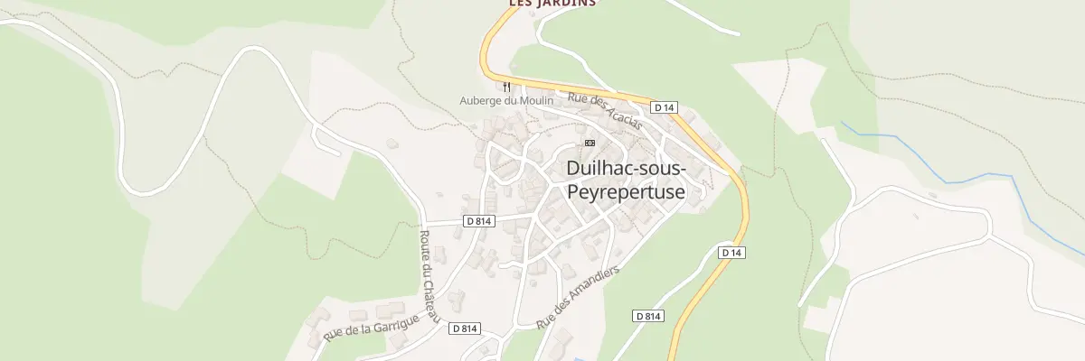 Plan du 3 Rue du Faubourg à Duilhac-sous-Peyrepertuse