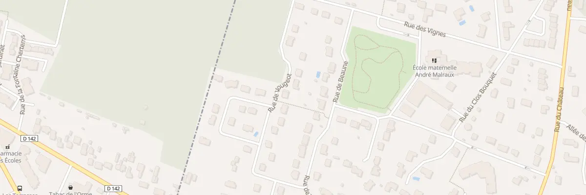 Plan du 13 Rue de Vougeot à Boissise-le-Roi