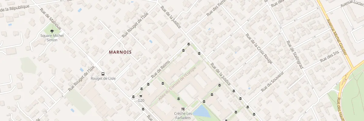 Plan du 12 Rue de la Justice à Noisy-le-Grand