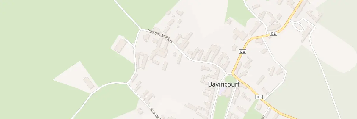 Plan du 1 Rue des Maillets à Bavincourt