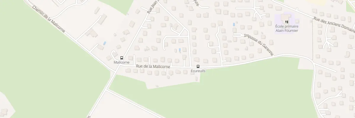 Plan du 15 Rue de la Malicorne à Domérat