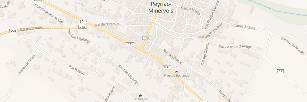Plan du 208 Le Village à Peyriac-Minervois